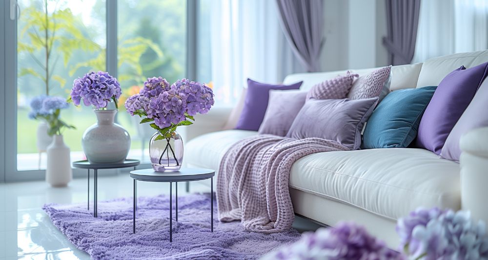 Descubre 7 colores en tendencia para tu departamento este 2026 violeta lavanda bienestar equilibrio emocional