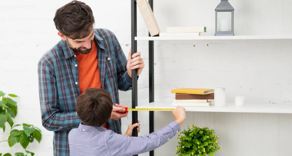 medir muebles departamento espacio