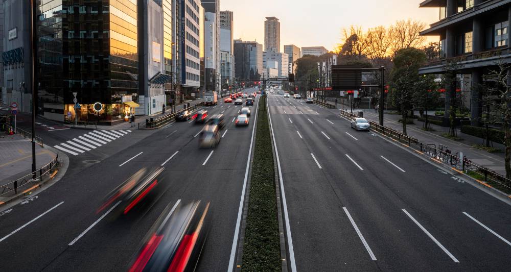 Poco tráfico vehicular en Lima